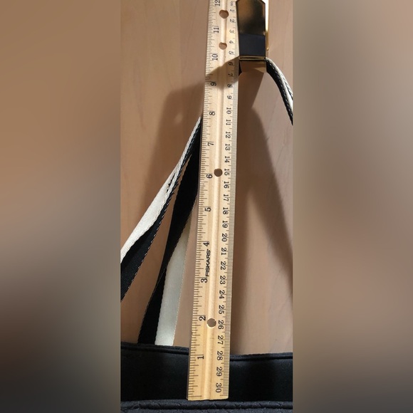 Stella & Dot Black Quilted Large Utility Tote Bag - Picture 4 of 14